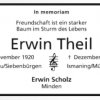 Theil Erwin 1920-2012 Todesanzeige